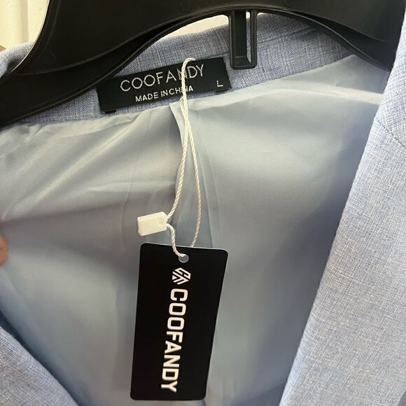 COOFANDY Men's Blazer Casual Sport Coats Slim Fit One Button Suit Jacket - Picture 15 of 16